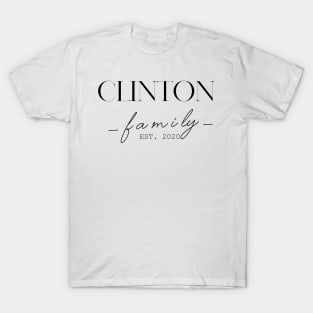 Clinton Family EST. 2020, Surname, Clinton T-Shirt